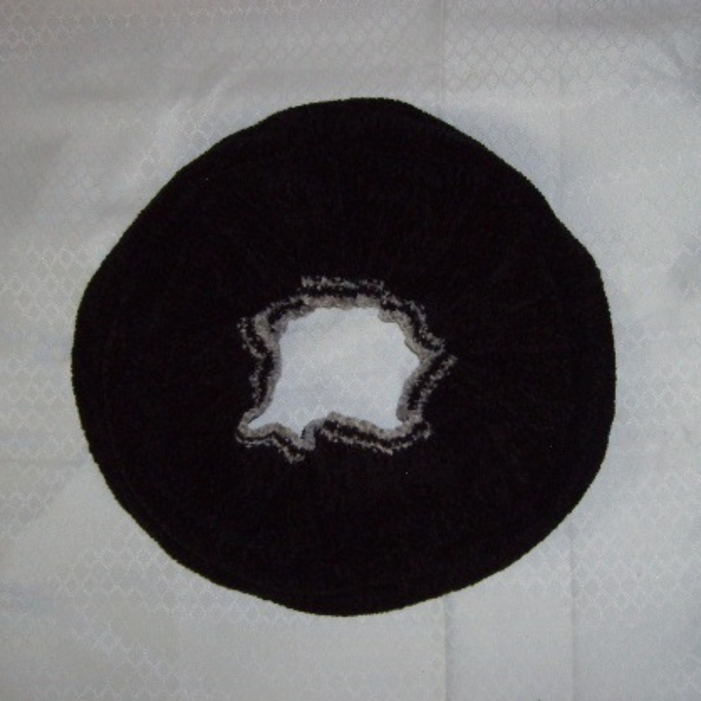 Infinity Scarf From Recycled Sweater Black NWOT